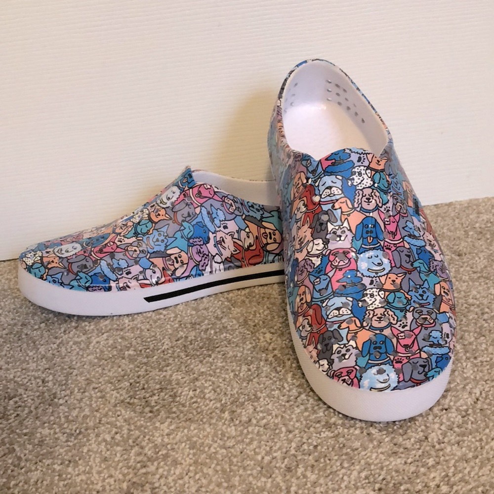 Skechers BOBS slip-on waterproof RUBBERY SUMMER Sz8 shoes